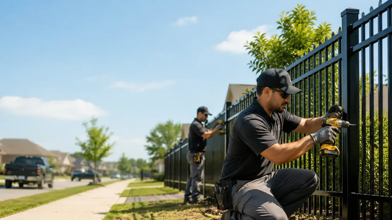 Metal Fence Installation in Island, KY